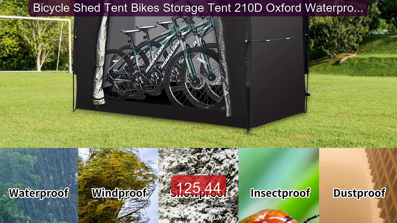 Bicycle Shed Tent Bikes Storage Tent 210D Oxford Waterproof O... -- Amazing Value 2026 | Must Have!
