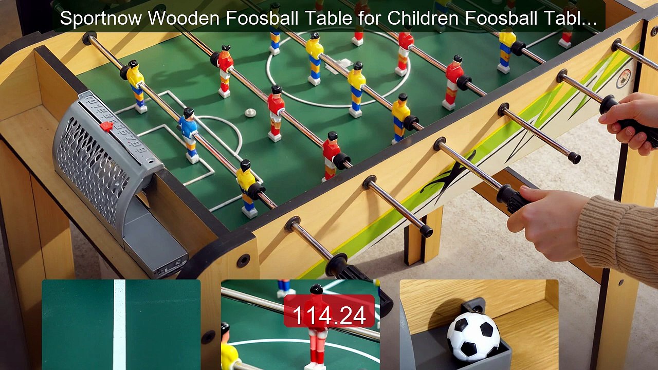 Sportnow Wooden Foosball Table for Children Foosball Table with 2 M... -- Top Rated 2026 | Buy Now!