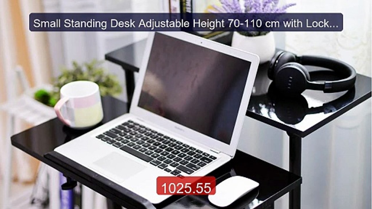 Small Standing Desk Adjustable Height 70-110 cm with Lockab... -- Top Pick 2026 | Unbeatable Price!