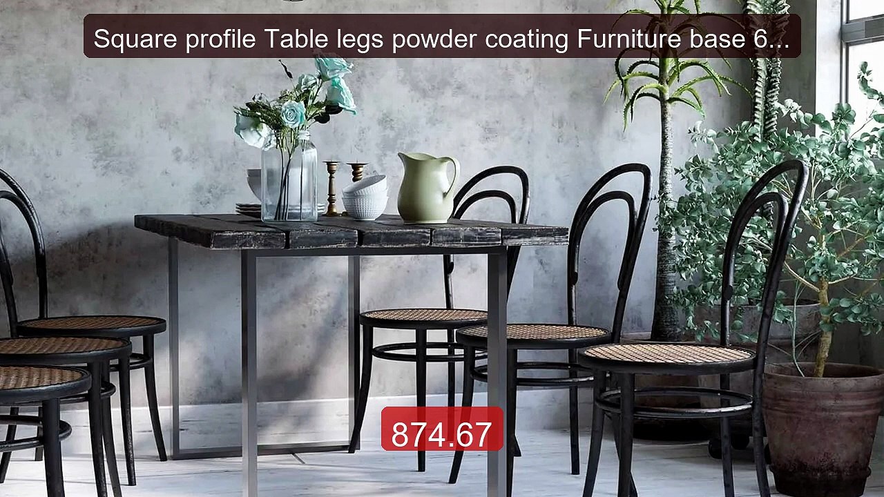 Square profile Table legs powder coating Furniture base 60x72cm wh... -- Best Deal 2026 | Shop Now!