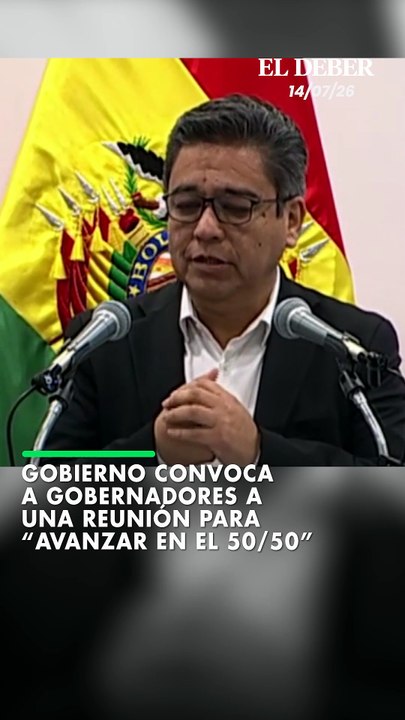 Gobierno convoca a gobernadores a una reunión para “avanzar en el 50/50”