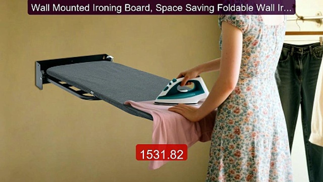 Wall Mounted Ironing Board, Space Saving Foldable Wall Ironing... -- Best Buy 2026 | Great Quality!