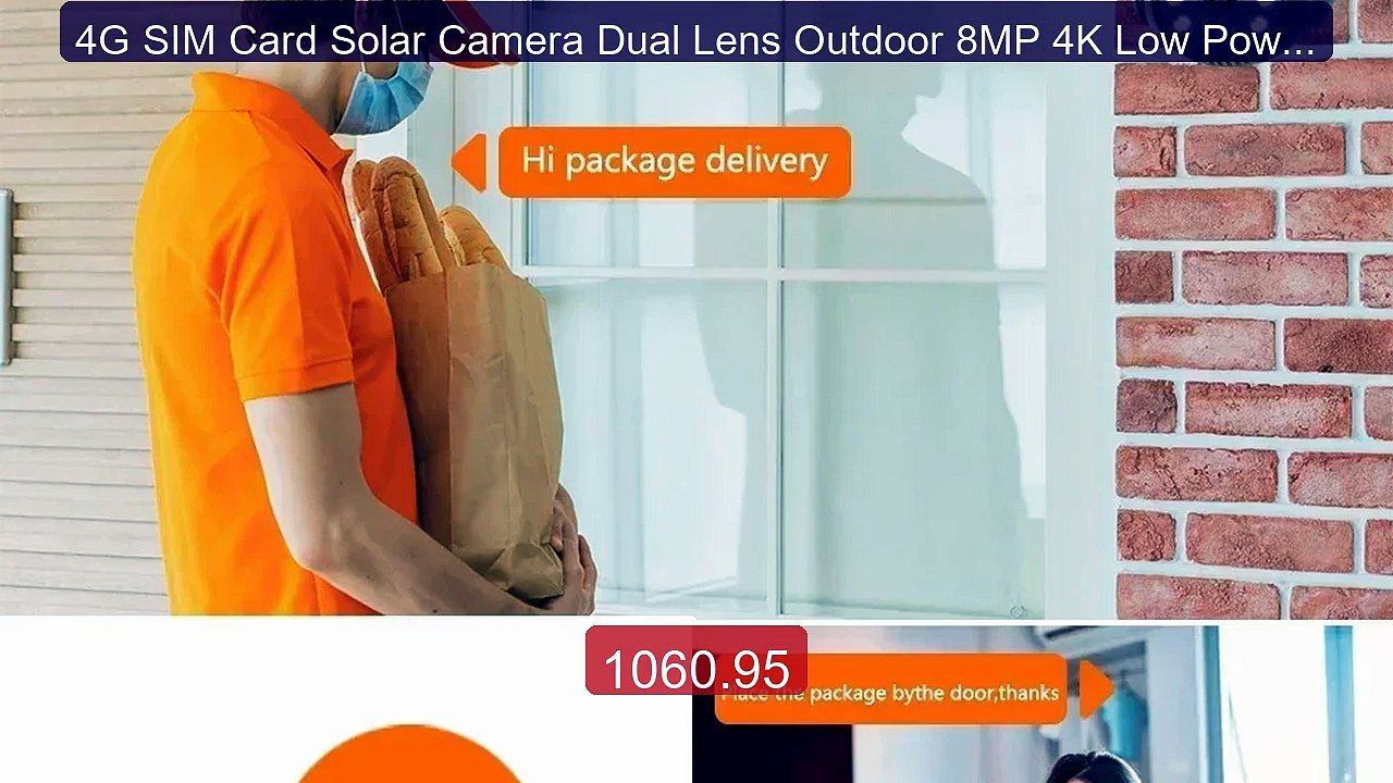 4G SIM Card Solar Camera Dual Lens Outdoor 8MP 4K Low Power Batter... -- Best Deal 2026 | Shop Now!