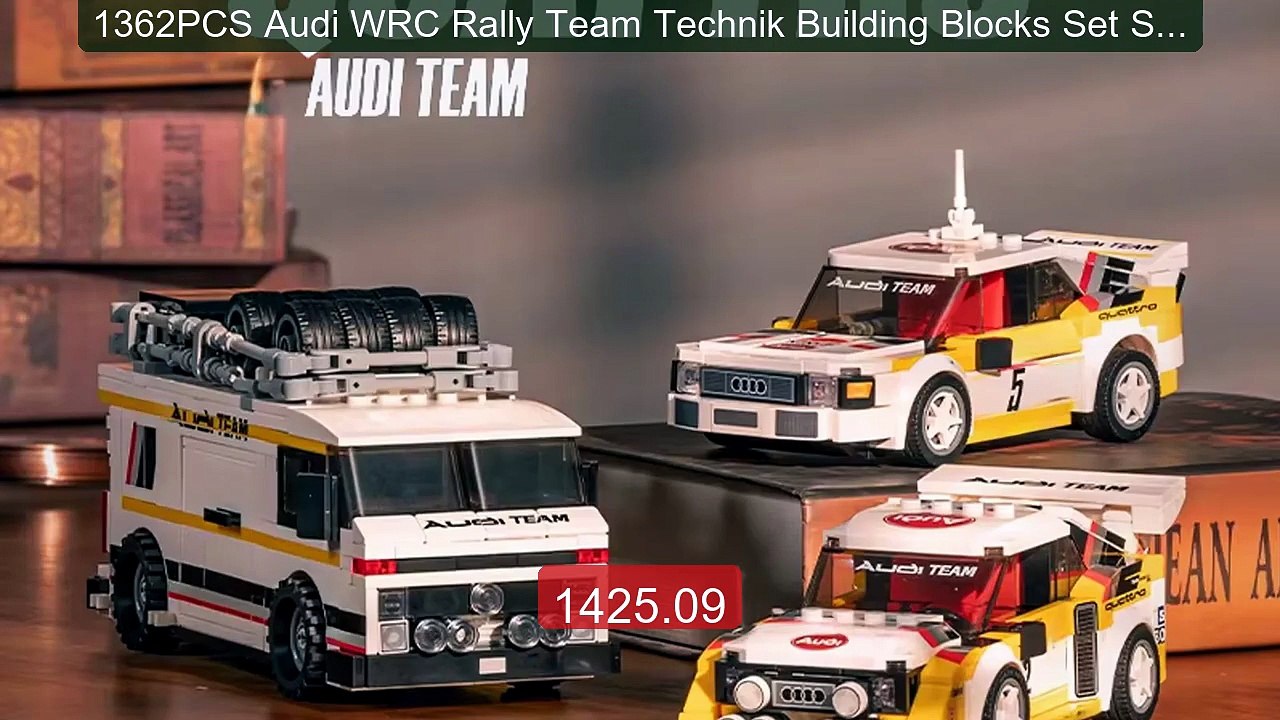 1362PCS Audi WRC Rally Team Technik Building Blocks Set Supercar Sp... -- Top Rated 2026 | Buy Now!