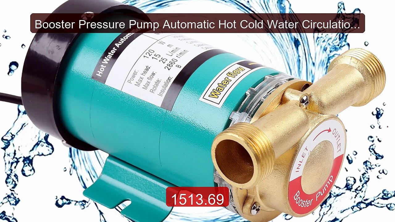 Booster Pressure Pump Automatic Hot Cold Water Circulation Pum... -- Hot Deal 2026 | Limited Offer!