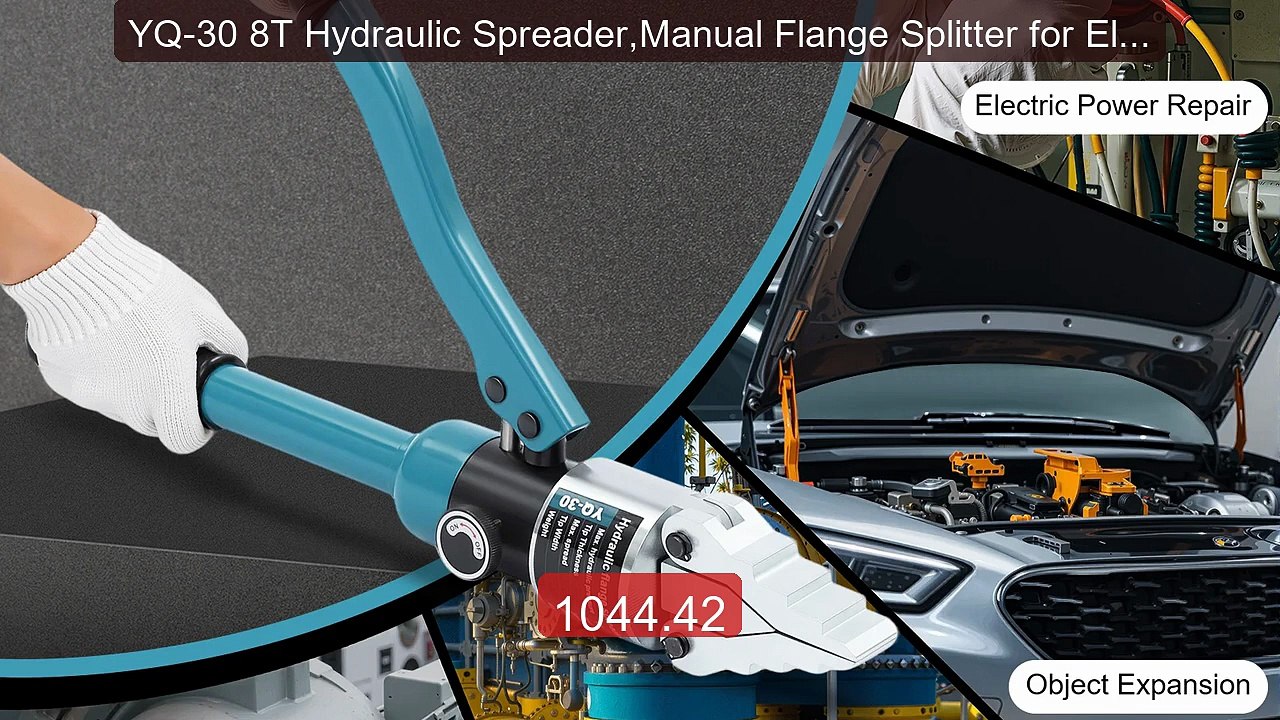 YQ-30 8T Hydraulic Spreader,Manual Flange Splitter for Elec... -- Top Pick 2026 | Unbeatable Price!