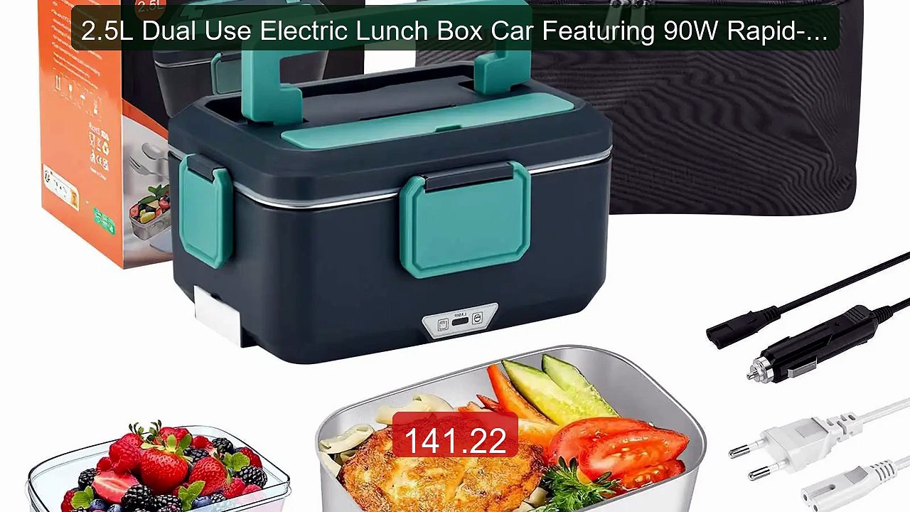 2.5L Dual Use Electric Lunch Box Car Featuring 90W Rapid-heati... -- Best Buy 2026 | Great Quality!
