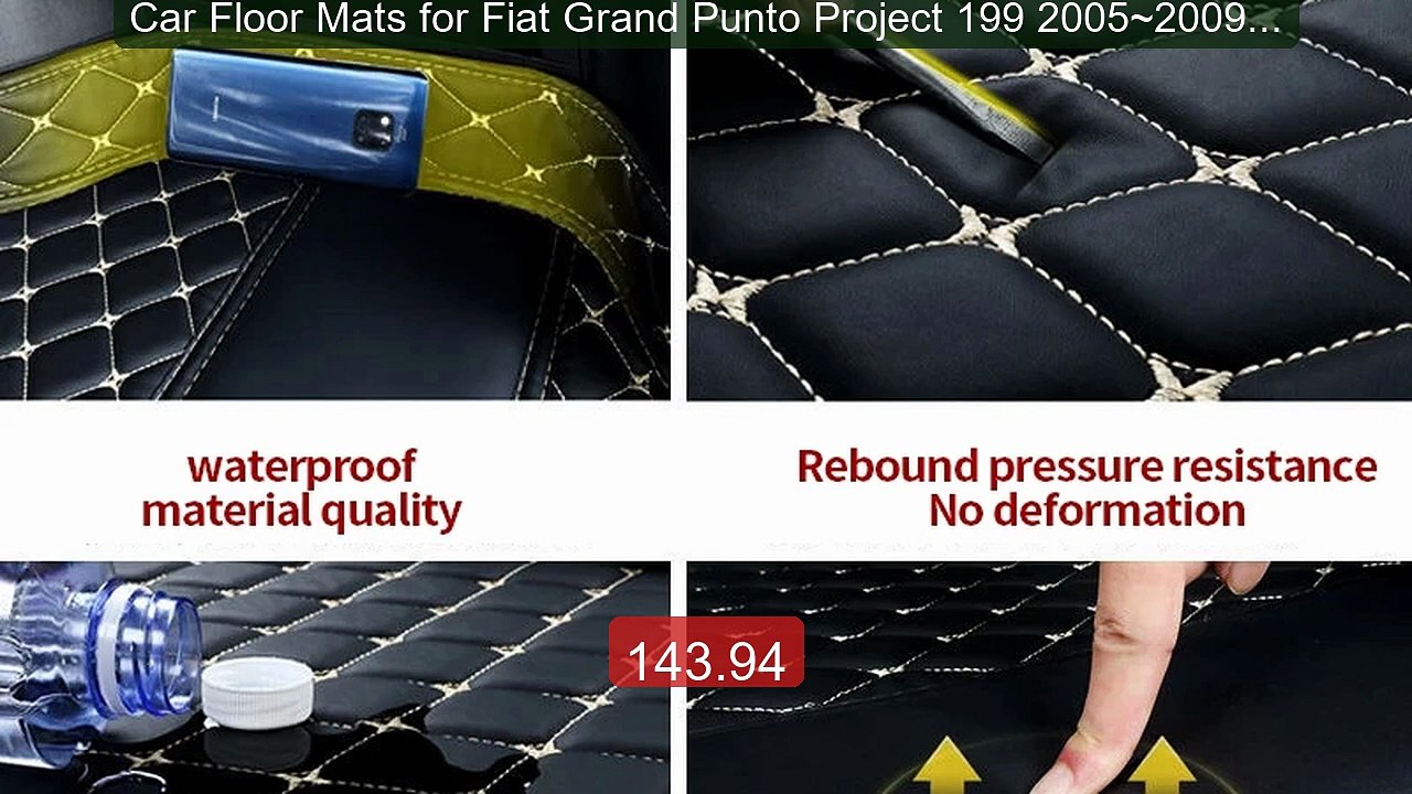 Car Floor Mats for Fiat Grand Punto Project 199 2005~2009 3Do... -- Amazing Value 2026 | Must Have!