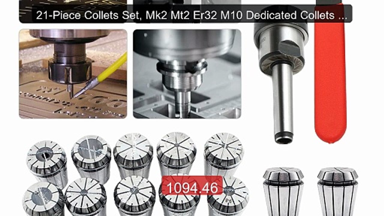 21-Piece Collets Set, Mk2 Mt2 Er32 M10 Dedicated Collets Set, ... -- Hot Deal 2026 | Limited Offer!
