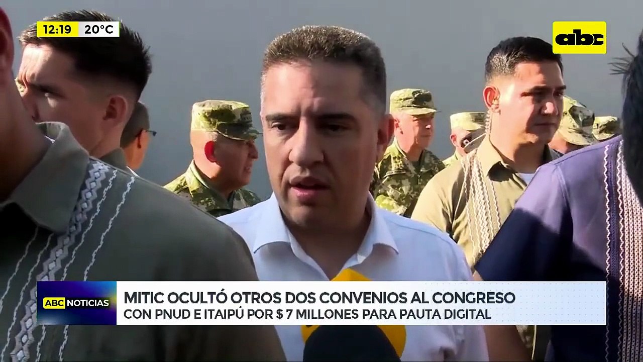 ¡7 MILLONES DE DÓLARES BAJO LA LUPA! Acusan al MITIC de ocultar convenios y Villate se defiende