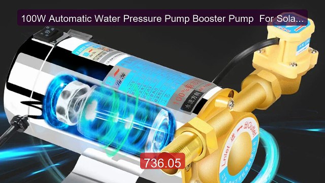 100W Automatic Water Pressure Pump Booster Pump For Solar water he... Top Rated 2026 | Buy Now!