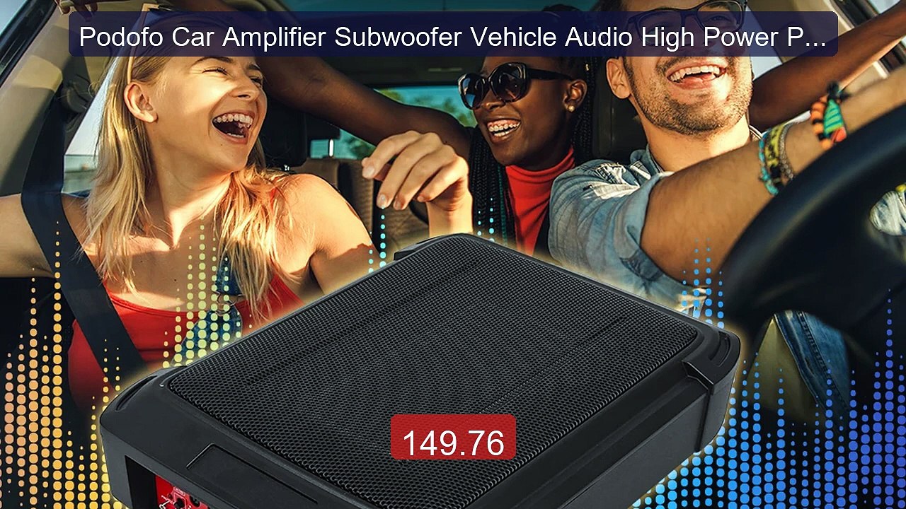 Podofo Car Amplifier Subwoofer Vehicle Audio High Power Pure L... -- Best Buy 2026 | Great Quality!