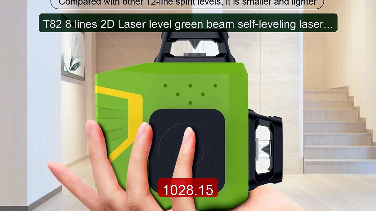T82 8 lines 2D Laser level green beam self-leveling laser tool wit... -- Best Deal 2026 | Shop Now!