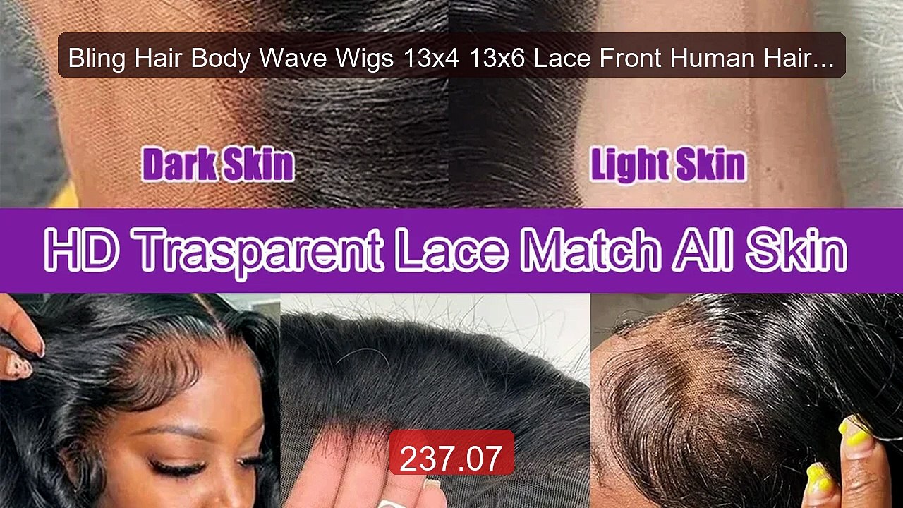 Bling Hair Body Wave Wigs 13x4 13x6 Lace Front Human Hair Wig Hd Tr... -- Top Rated 2026 | Buy Now!