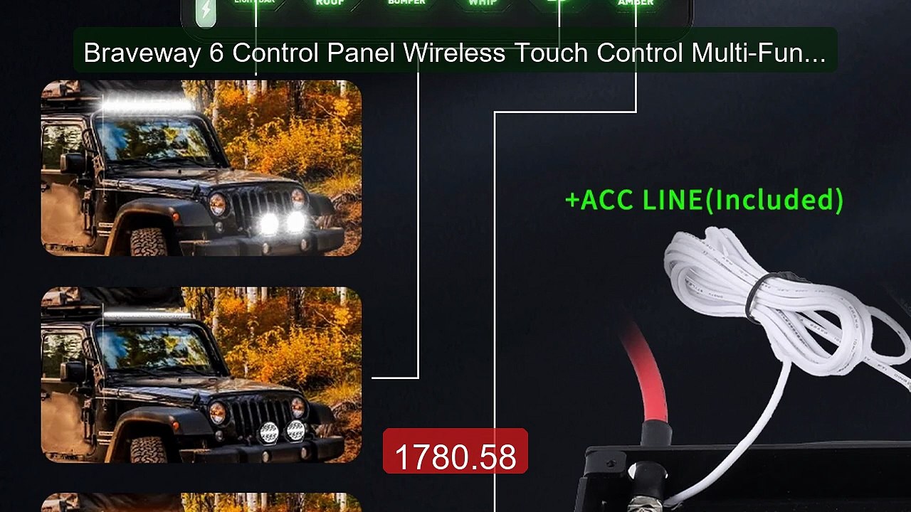 Braveway 6 Control Panel Wireless Touch Control Multi-Function... -- Best Buy 2026 | Great Quality!