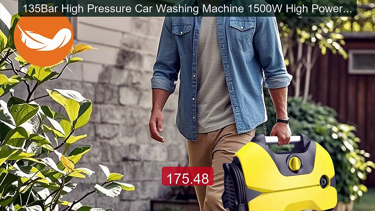 135Bar High Pressure Car Washing Machine 1500W High Power E... -- Top Pick 2026 | Unbeatable Price!