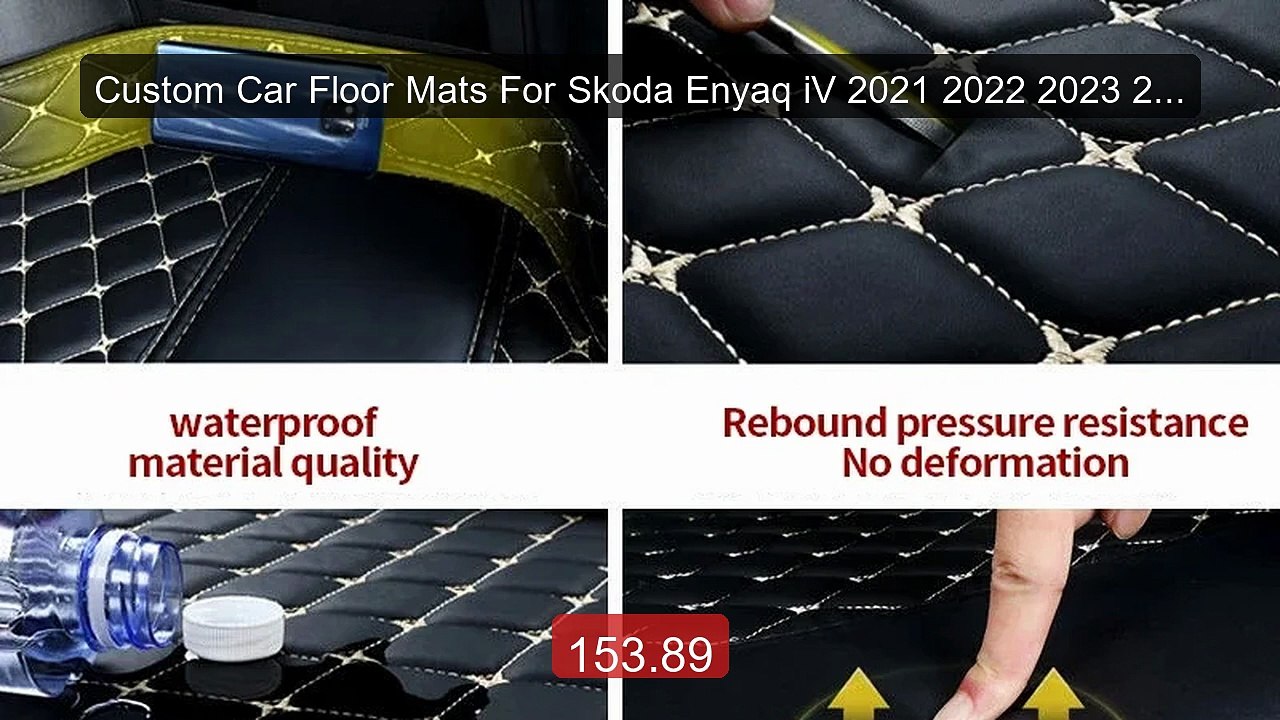 Custom Car Floor Mats For Skoda Enyaq iV 2021 2022 2023 2024 2025 ... -- Best Deal 2026 | Shop Now!