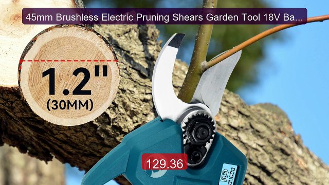 45mm Brushless Electric Pruning Shears Garden Tool 18V Battery Cord... Top Rated 2026 | Buy Now!