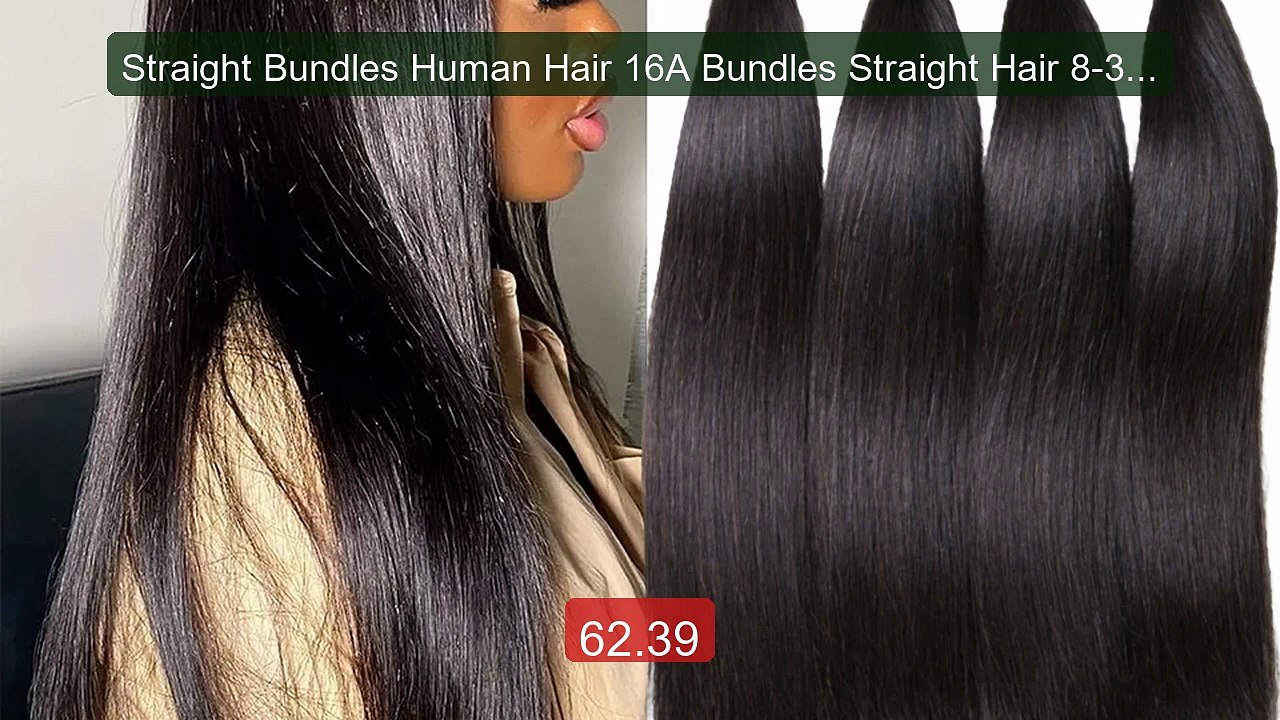 Straight Bundles Human Hair 16A Bundles Straight Hair 8-30 In... -- Amazing Value 2026 | Must Have!