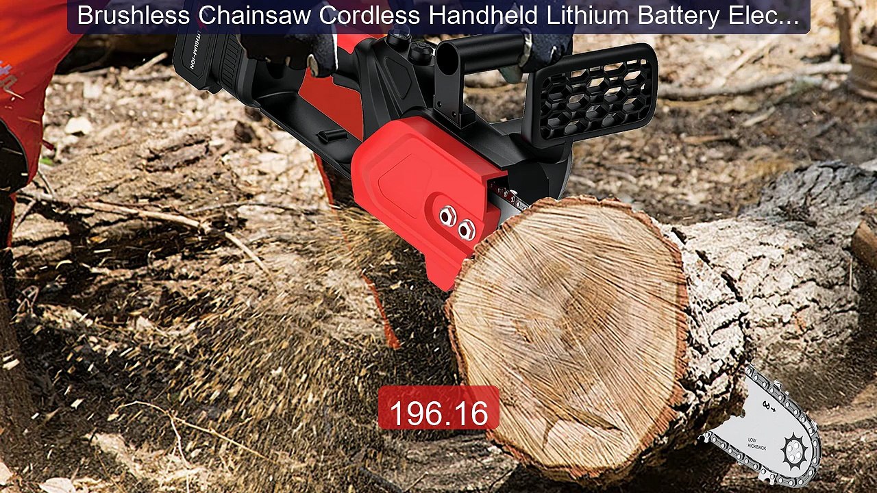 Brushless Chainsaw Cordless Handheld Lithium Battery Electric ... -- Hot Deal 2026 | Limited Offer!