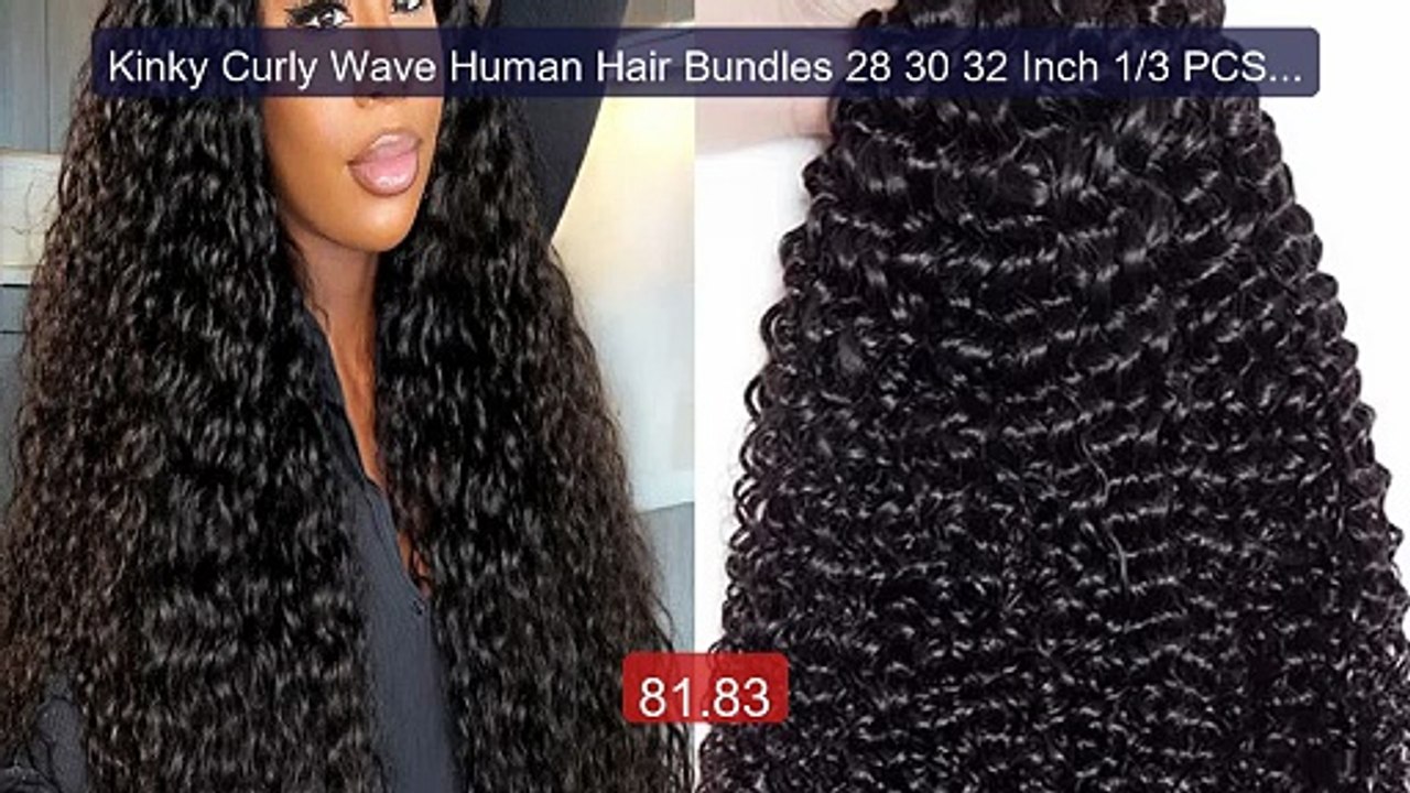 Kinky Curly Wave Human Hair Bundles 28 30 32 Inch 1/3 PCS Remy Hai... -- Best Deal 2026 | Shop Now!