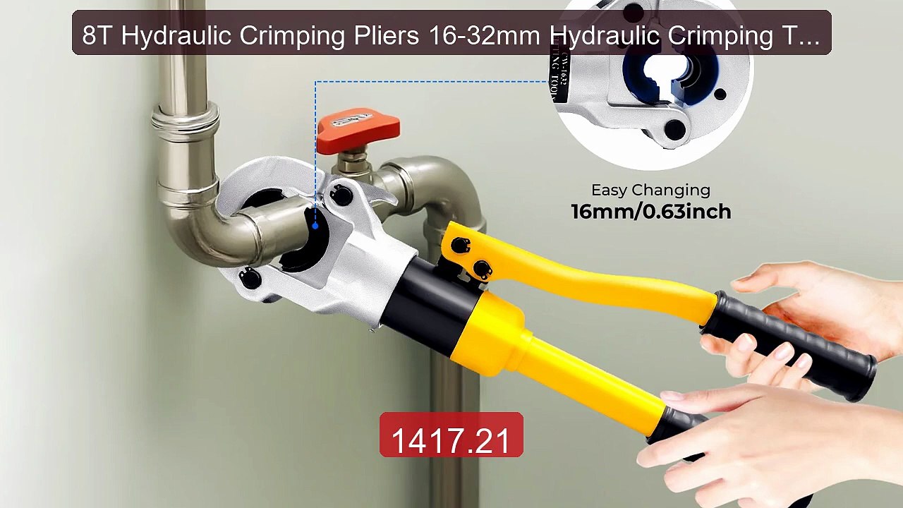 8T Hydraulic Crimping Pliers 16-32mm Hydraulic Crimping Tool with ... -- Best Deal 2026 | Shop Now!