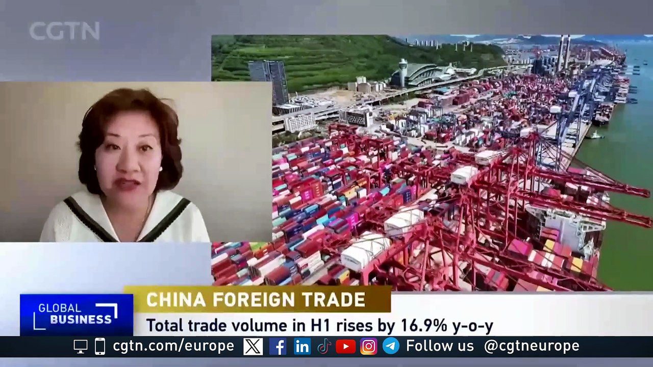 China's trade surges in first half of 2026: "Good, strong data showing resilience"