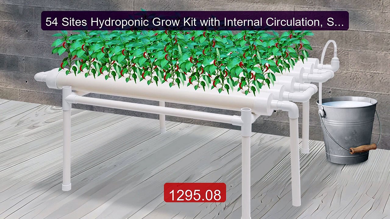 54 Sites Hydroponic Grow Kit with Internal Circulation, Soils ... -- Best Buy 2026 | Great Quality!