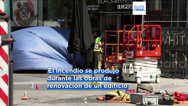 Los Bomberos hallan varios cadáveres en un ascensor tras un incendio en Bruselas