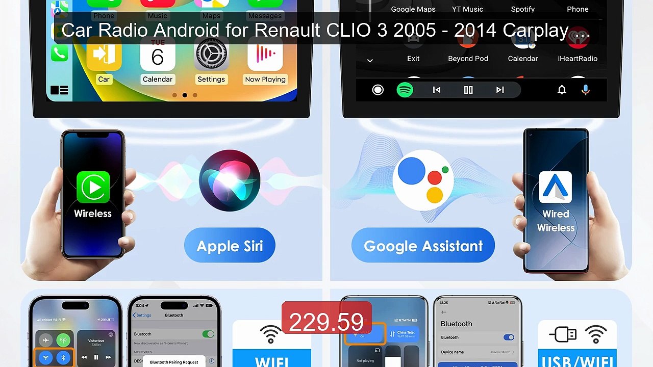 Car Radio Android for Renault CLIO 3 2005 - 2014 Carplay Car Multim... -- Top Rated 2026 | Buy Now!