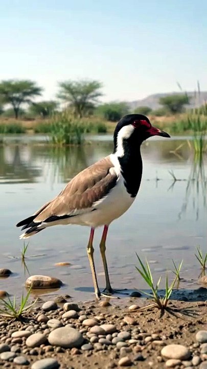 Red wattled lapwing of India real documentry video