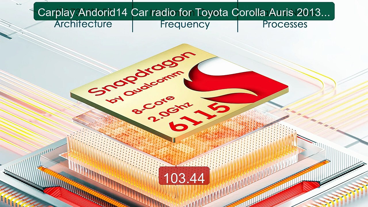 Carplay Andorid14 Car radio for Toyota Corolla Auris 2013-2016 Auto... -- Top Rated 2026 | Buy Now!