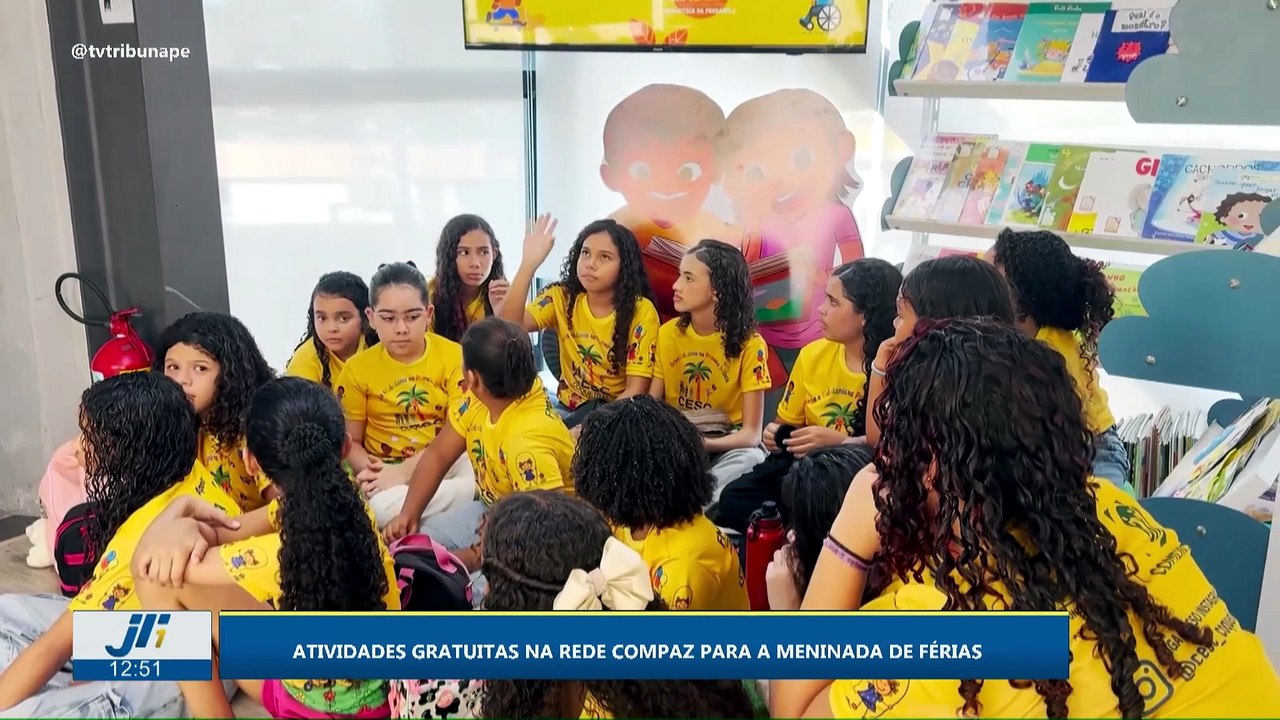 Atividades gratuitas na rede Compaz para a meninada de férias