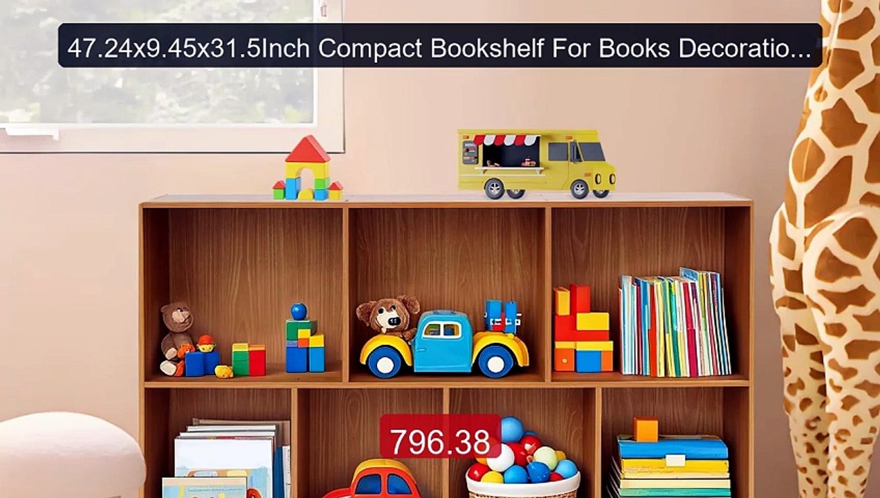47.24x9.45x31.5Inch Compact Bookshelf For Books Decorations Plants ... -- Top Rated 2026 | Buy Now!