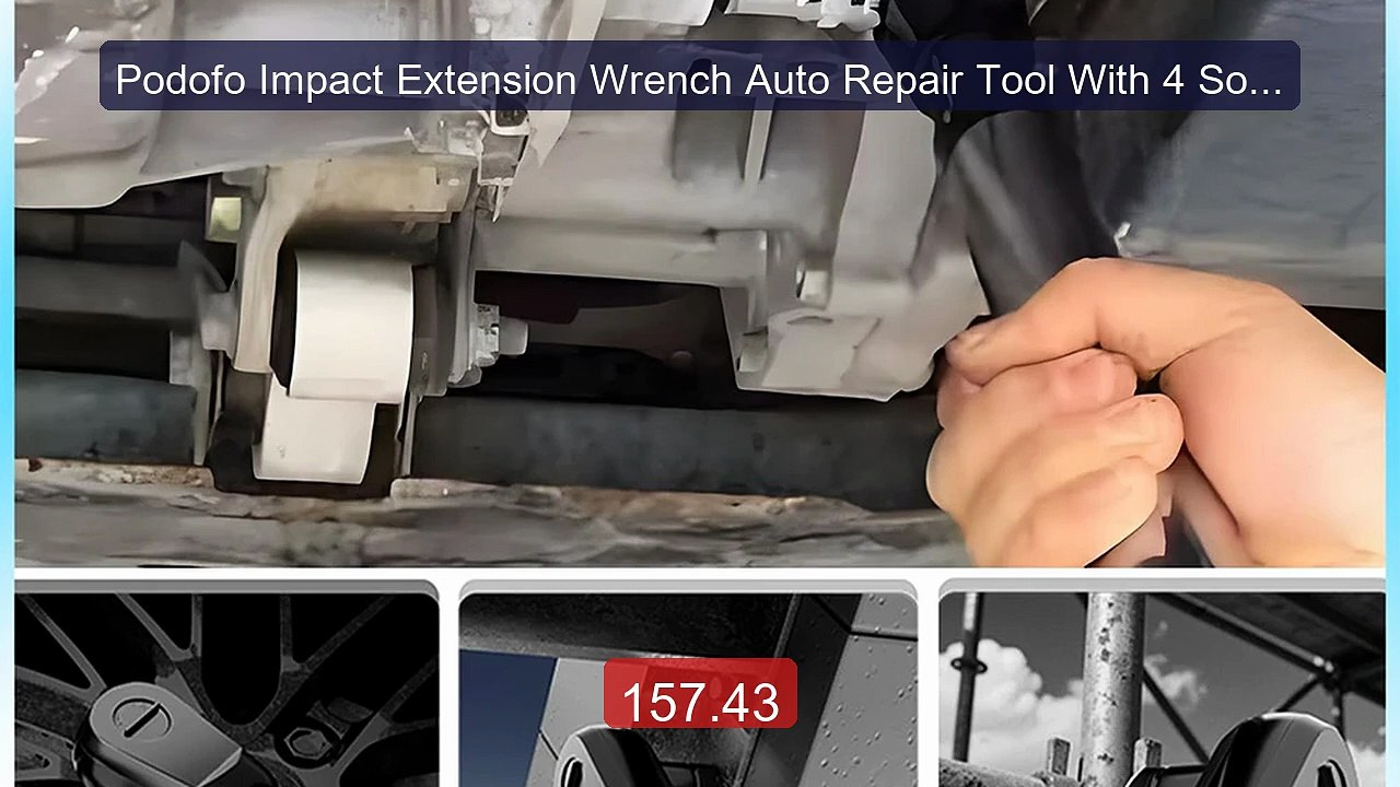 Podofo Impact Extension Wrench Auto Repair Tool With 4 Socket ... -- Best Buy 2026 | Great Quality!