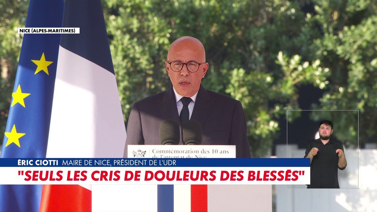 Eric Ciotti : «La plaie ouverte ne se refermera jamais»