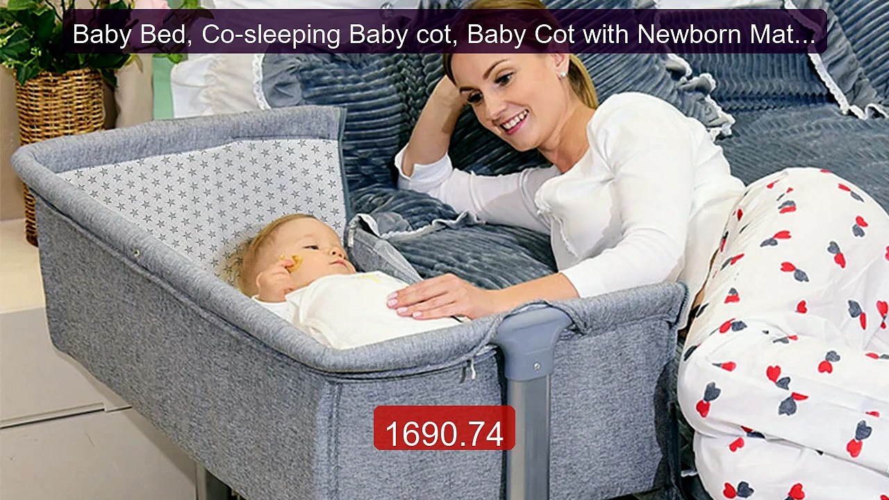 Baby Bed, Co-sleeping Baby cot, Baby Cot with Newborn Mattress... -- Hot Deal 2026 | Limited Offer!