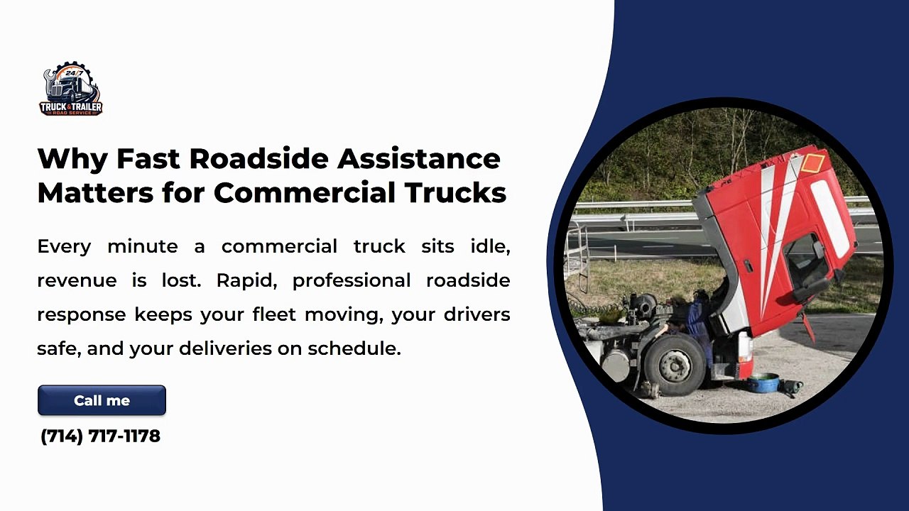 24/7 Truck & Trailer Road Service | Truck Repair Shop in Anaheim CA