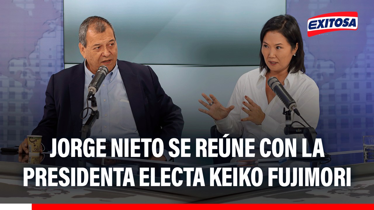 Jorge Nieto se reúne con la presidenta electa Keiko Fujimori