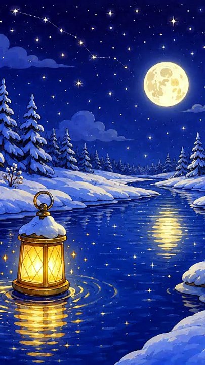Little Lantern Follows the River Bend – Quiet Hope - North Dakota Fairytales