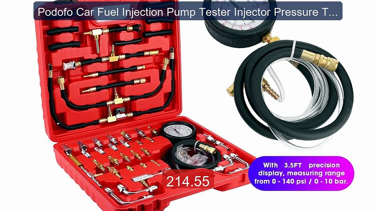 Podofo Car Fuel Injection Pump Tester Injector Pressure Test ... -- Amazing Value 2026 | Must Have!