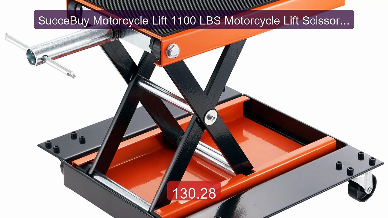 SucceBuy Motorcycle Lift 1100 LBS Motorcycle Lift Scissor Lift... -- Best Buy 2026 | Great Quality!