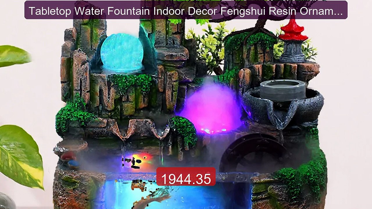 Tabletop Water Fountain Indoor Decor Fengshui Resin Ornaments ... -- Hot Deal 2026 | Limited Offer!