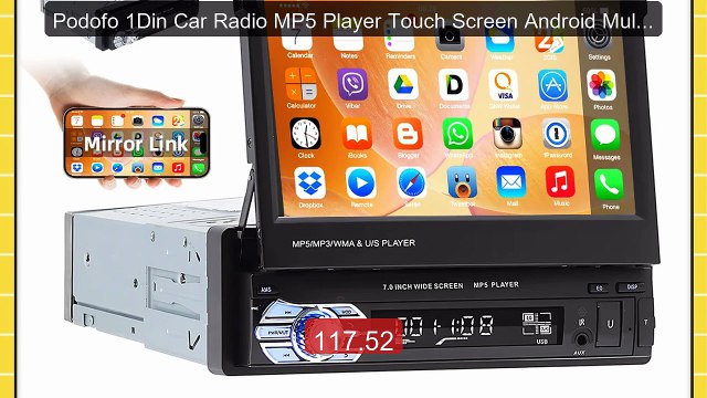 Podofo 1Din Car Radio MP5 Player Touch Screen Android Multimedia P... Best Deal 2026 | Shop Now!