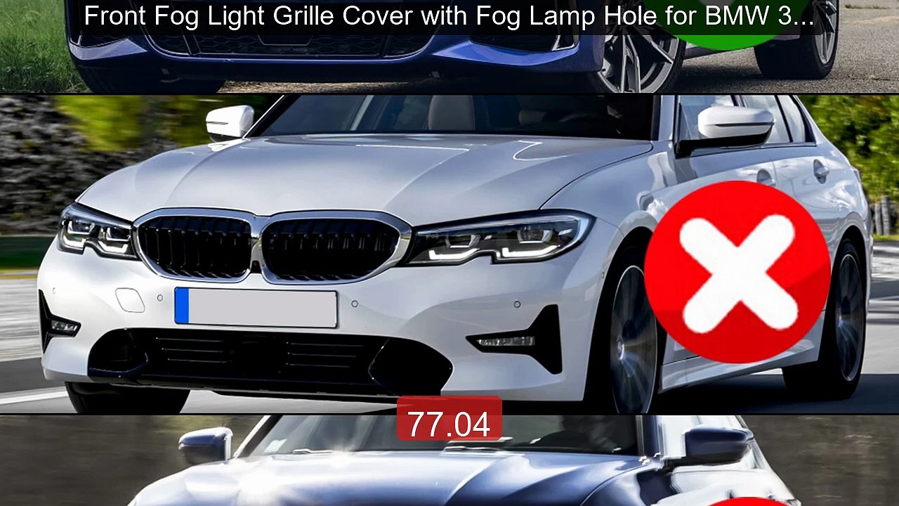 Front Fog Light Grille Cover with Fog Lamp Hole for BMW 3 Ser... -- Amazing Value 2026 | Must Have!