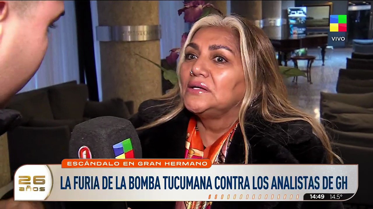 Gladys La Bomba Tucumana furiosa con los analistas de Gran Hermano: "Te tratan mal"