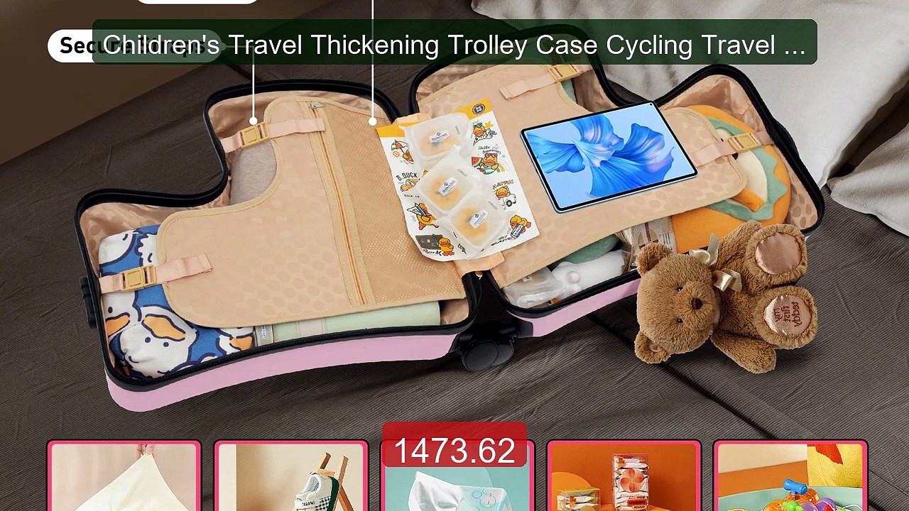 Children's Travel Thickening Trolley Case Cycling Travel Case Hors... -- Best Deal 2026 | Shop Now!