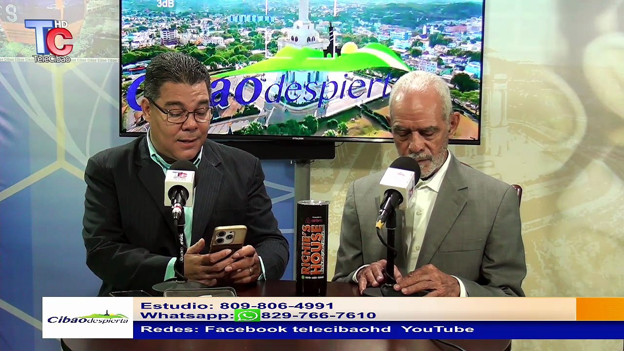 PROGRAMA DE HOY CIBAO DESPIERTA CON JUNIOR MARTE Y PAULINO GUILLEN DESDE SANTIAGO RD