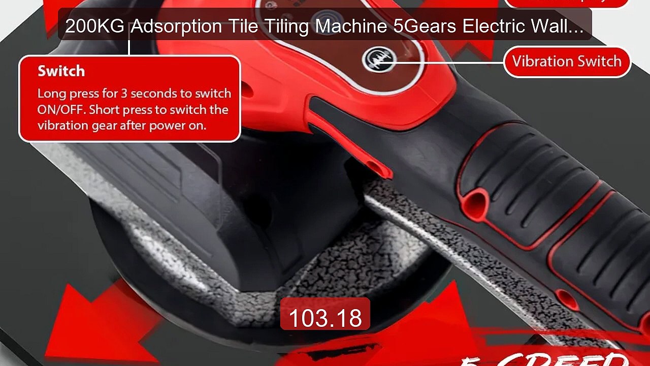 200KG Adsorption Tile Tiling Machine 5Gears Electric Wall F... -- Top Pick 2026 | Unbeatable Price!