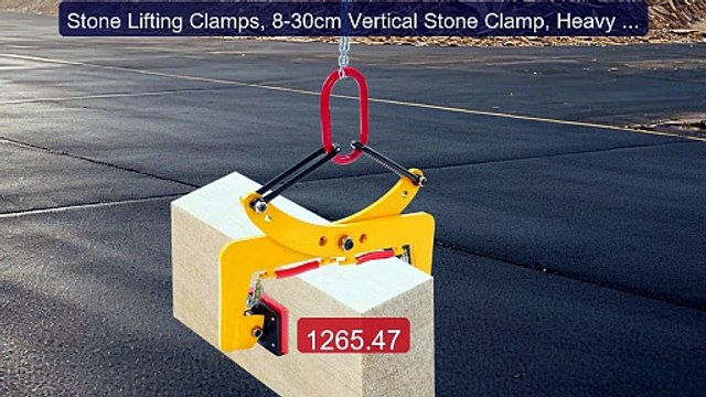 Stone Lifting Clamps, 8-30cm Vertical Stone Clamp, Heavy Duty ... Hot Deal 2026 | Limited Offer!